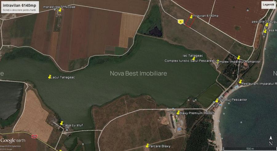 23August - Teren intravilan  6000mp 2fronturi de 46m  aproape de lac si mare - 3