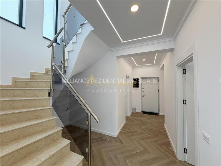 Vila individuala P+1E cu finisaje de lux - 4 camere 3 bai - 540mp teren - 10