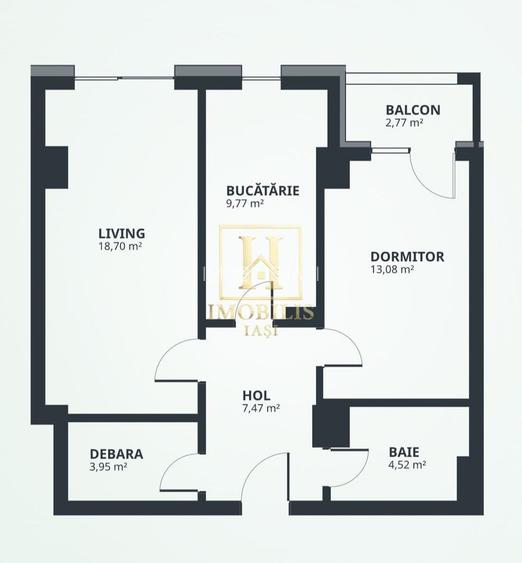 Apartament 2 camere D. 60 mp Tatarasi 142.477 euro TVA inclus - 10