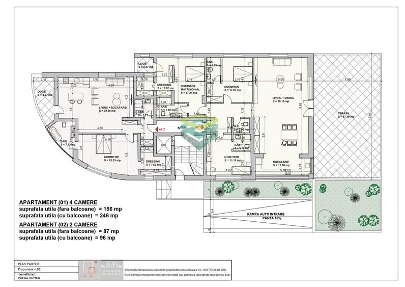 Apartament cu 2 camere Herastrau 96mp - 2