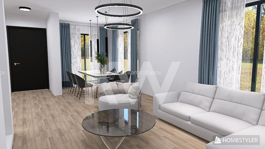 Casa individuala cu vedere spre munte in localitatea Cristian - 4