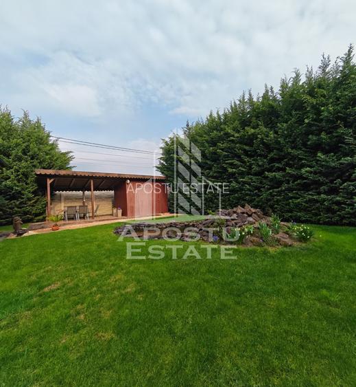 Casa individuala de vanzare, mobilata si utilata, teren 670 mp, Sag - 25