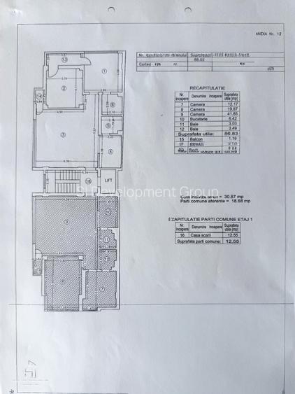 Apartament 3 camere - Clucerului /Arcul de Triumf | Bloc 2008 | Loc de parcare - 13