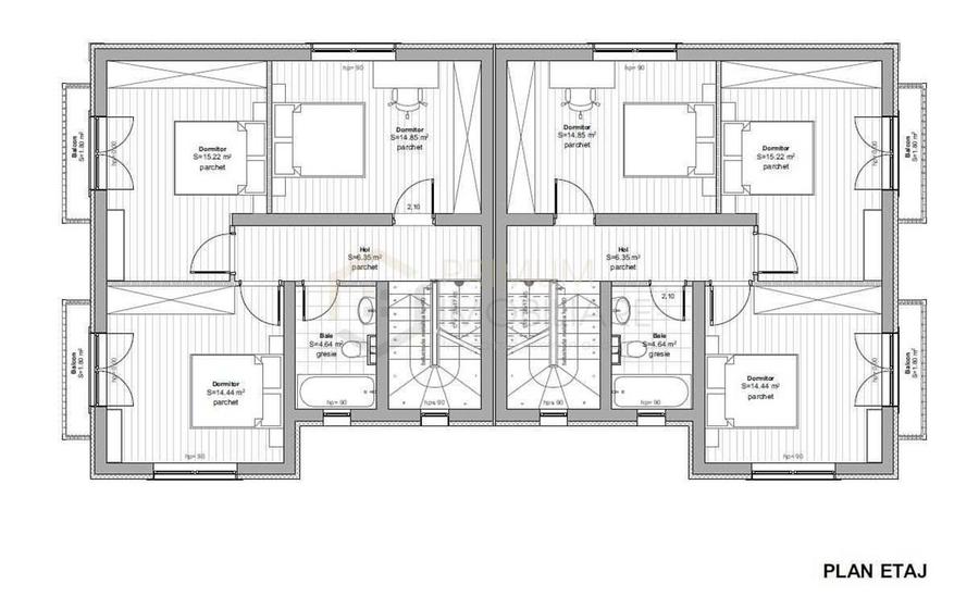GIROC - Duplex spatios - Zona excelenta - Asfalt - Toate utilitatile