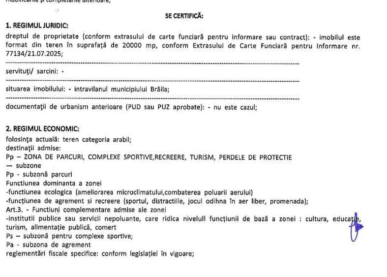 Teren intravilan 20.000 mp zona Parcul Triunghi - 3