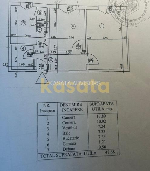 2 Camere 🏢 | Decomandat 🔑 | Valea Oltului 📍 | 2 min Metrou 🚇 - 1