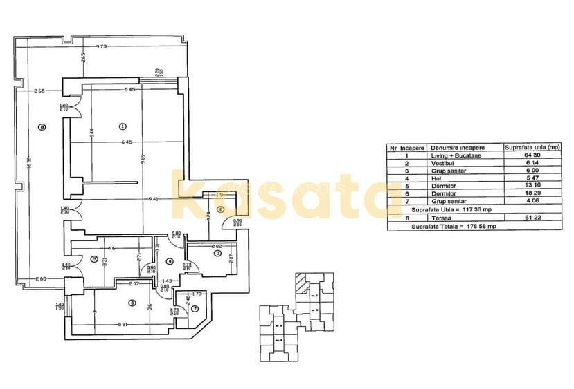 Apartament 3 camere de vânzare | Zona de Nord | Complex Upground - 14