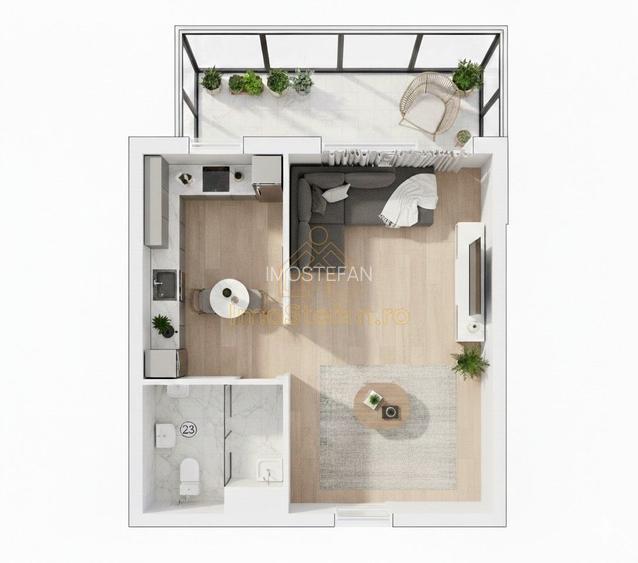 Garsoniera Mamaia Sat Gaz 2 Lifturi Bloc Nou Mobilata si Utilata - 3