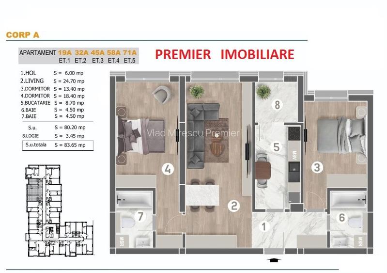 Grand Arena Mall - Postalionului - 3 camere UNIC - Acte Gata - Filmare Reala - 2