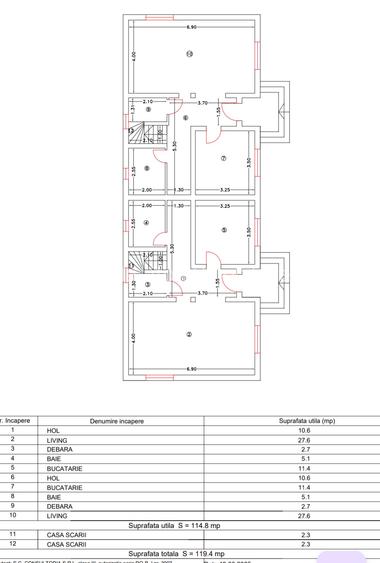Cumpăna - 2 duplexuri - parter și mansarda - 4