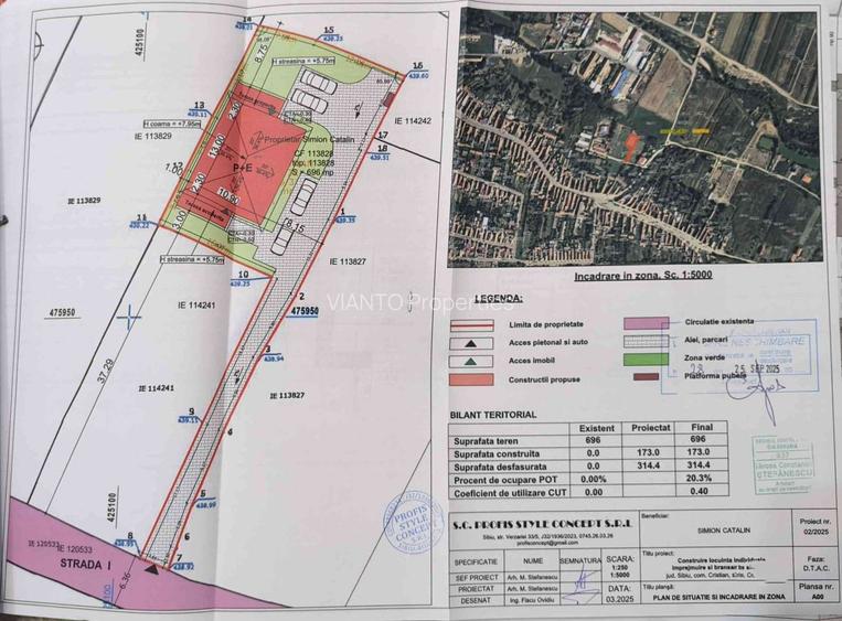 TEREN CONSTRUCTIE CASA CU AUTORIZATIE DE CONSTRUIRE | CRISTIAN - 2