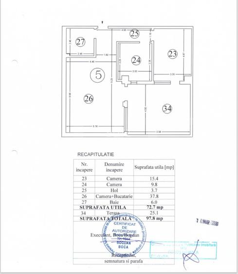 Apartament 3 camere, CUG – parter, Terasă 25 mp, mobilat, Parcare inclusa - 11