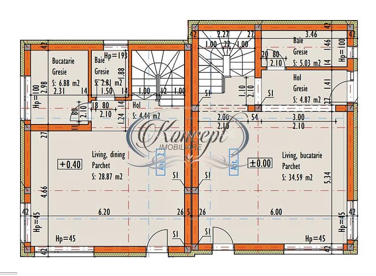 Duplex finalizat, cu garaj in Damnul Rotund - 2