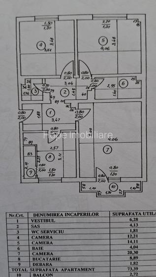 Nerva Traian - Alexandru Vlahuta-Apartament de 3 camere- decomandat - 13