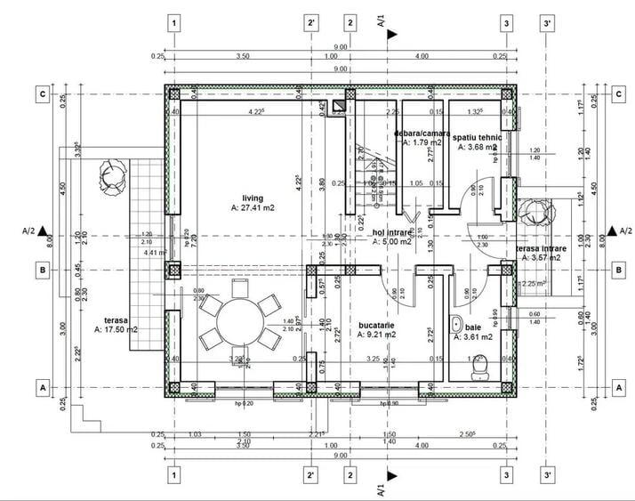 Casa individuala la cheie, 108 mp plus 405 mp teren, garaj, Zona Voronet - 7