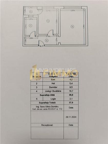 Garsoniere 1 cam | 38mp | Suceava | Lisaura | ID:1240 - 5