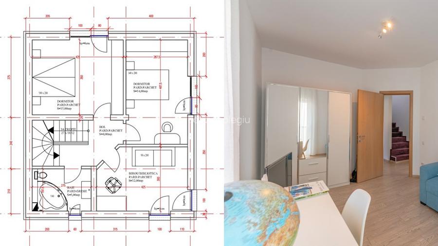 Casa Dihamului, casa 5 camere, util 120m2 / teren 220m2  - 9
