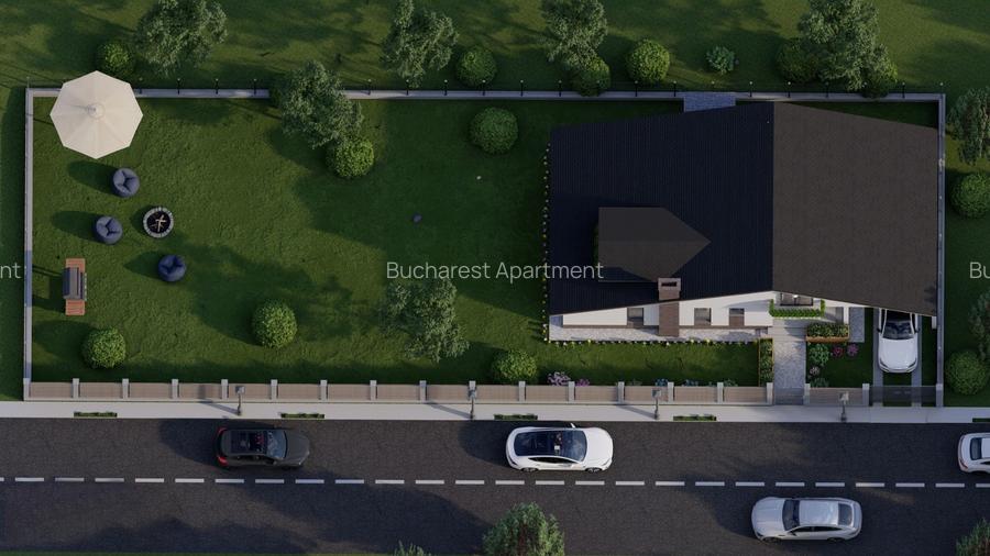Teren Balotesti Nord Bucharest lot 440 mp cu proiect casa P+1. Investitie. - 2