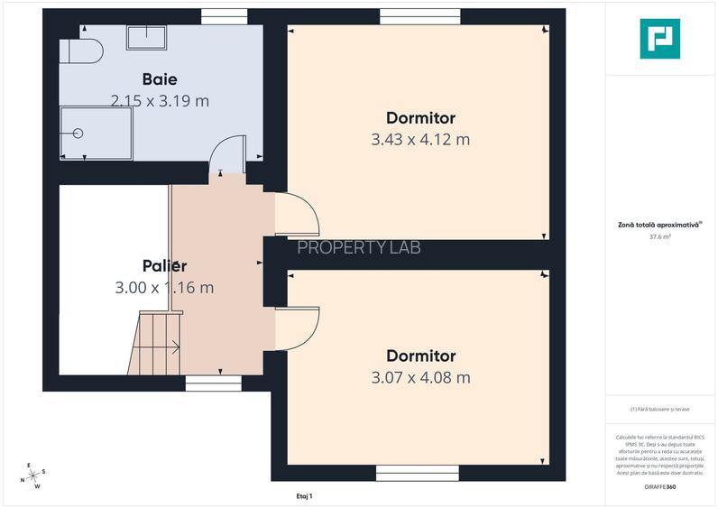 Casă cu 3 camere, P+1–Giarmata - 27