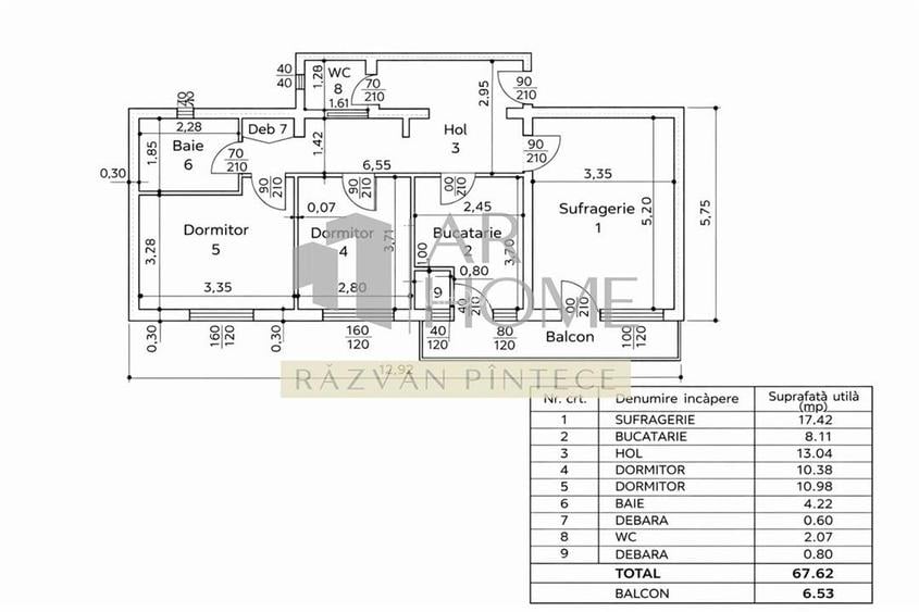 Apartament 3 camere, 2 bai, Republicii Mega Image, Ploiesti - 2
