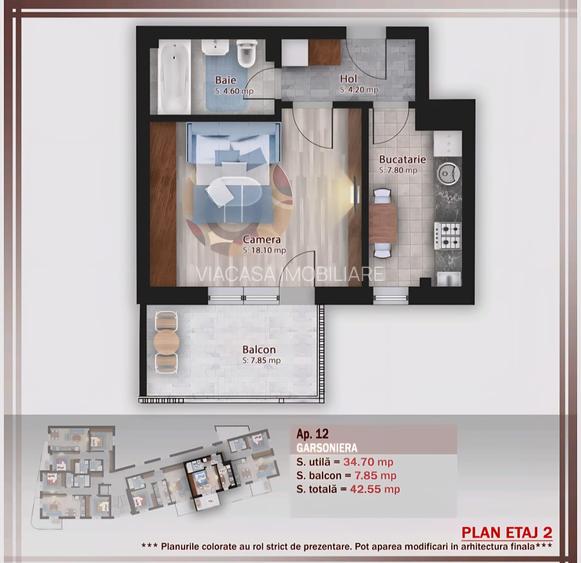 Stefan cel Mare Vanzare Garsoniera Dezvoltator - 3