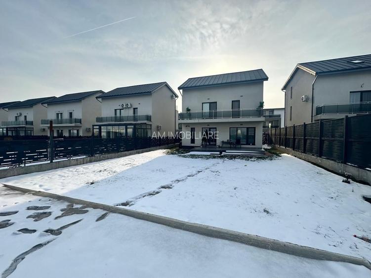 CASA INDIVIDUALA MOBILATA, TOATE UTILITATIE, CURTE 400 MP, COMISION 0% - 28