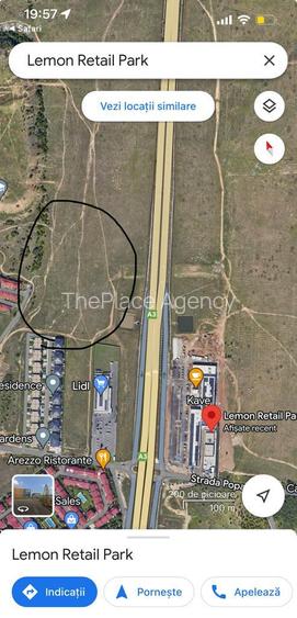 Teren intravilan, 2500 mp, regim inaltime P+6 Pipera - Autostrada A3 - 2