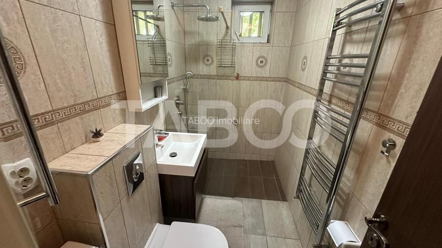 Apartament 3 camere cu balcon mobilat utilat zona Rahovei Sibiu - 9