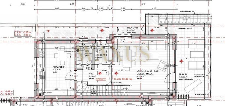 Duplex in zona Vivo - 180MP I Teren 270MP I Terasa - Centura Razoare