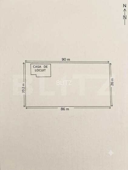 COMISION 0%. Casa cu 17 ari de teren in centrul comunei CHIUZA - 7