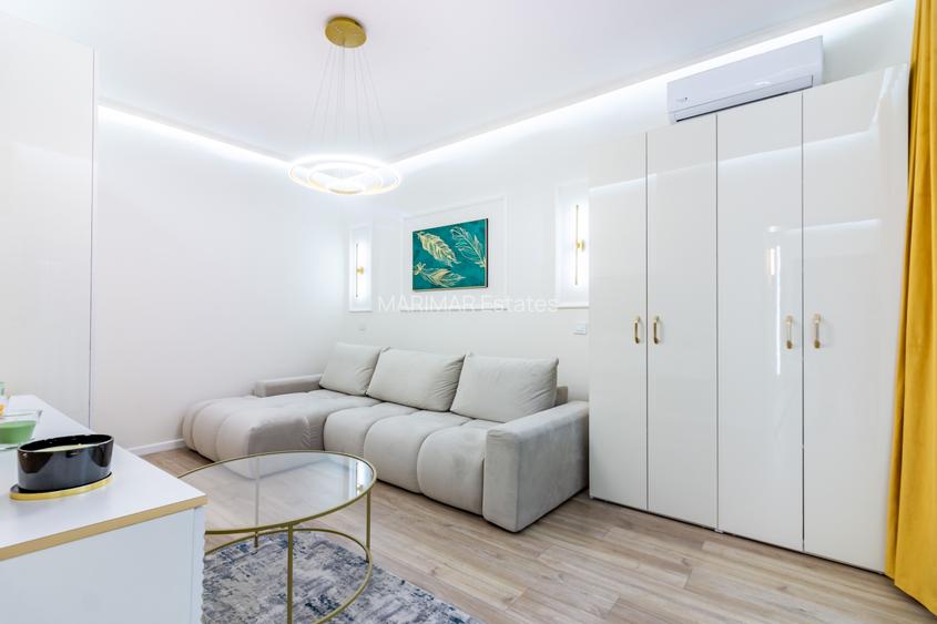 Garsonieră decomandată, Exigent Plaza Faza 5, mobilată modern, bloc 2024 - 2