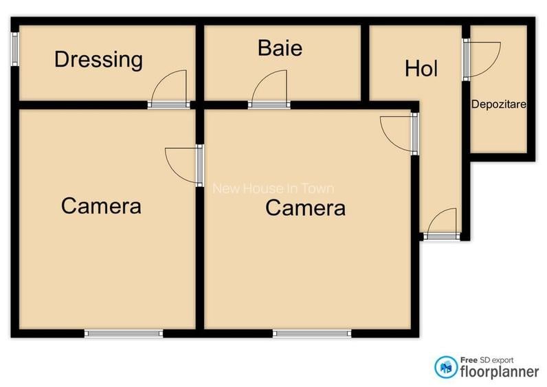 Apartament cu 2 camere cu curte si garaj - Brasovul Vechi - Str Soimului - 1
