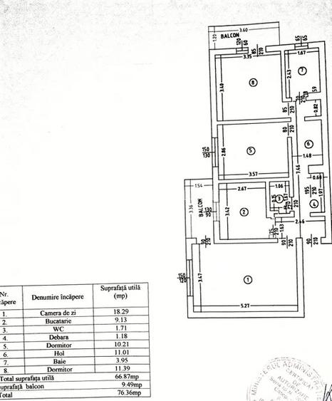 Etaj 2 Ap 3 Camere Decomandat 77mp zona Nicolina - 6