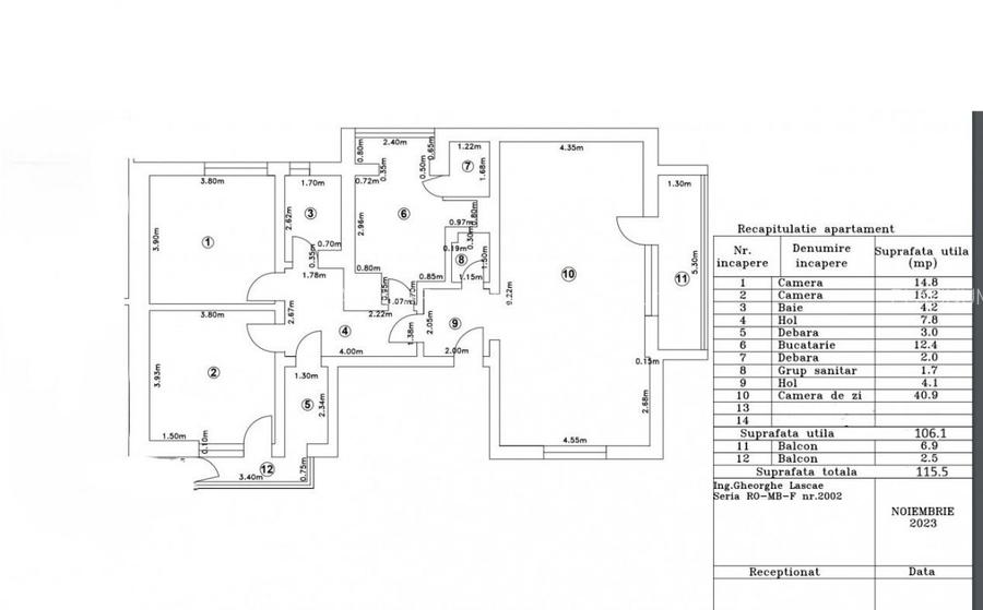 Birou/ Rezidential, apartament in imobil Boutique, Televiziune - 14