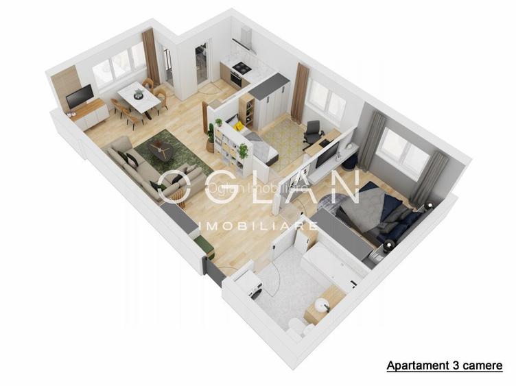 Apartament nou cu predare imediata 3 camere  - Doamna Stanca - 9