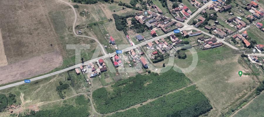 Teren extravilan 2216 mp cu front 12 m acces auto Rusciori Sura Mica - 2