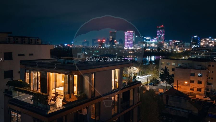 Penthouse exclusivist | Floreasca | singur pe etaj | vedere la lac - 3