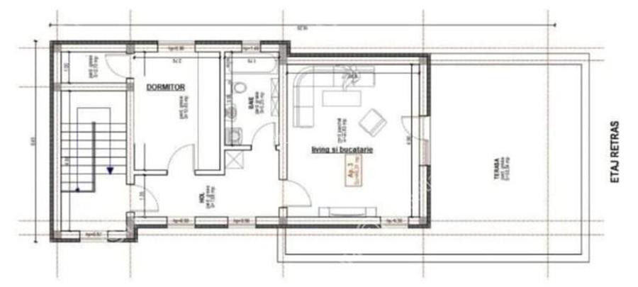 Penthouse cu 2 camere terasa 2 locuri parcare zona Turnisor din Sibiu - 5