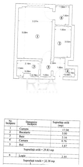 Garsonieră Dristor, metrou, et. 6, an 1980, 32 mp - 9