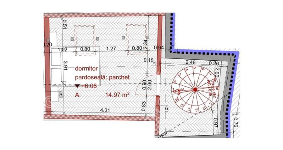 Apartament la cheie cu 2 camere constructie noua zona Centrala - 4