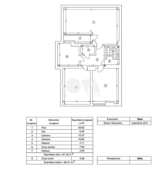 De închiriat: casă 8 camere - Eroilor / Splai / Spitalul Militar - 16