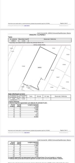 Teren 2233 mp  intravilan  Rasnov  Brasov - 2