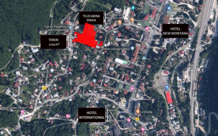 Teren 6550 mp in Sinaia cu PUZ | Oportunitate Investitie