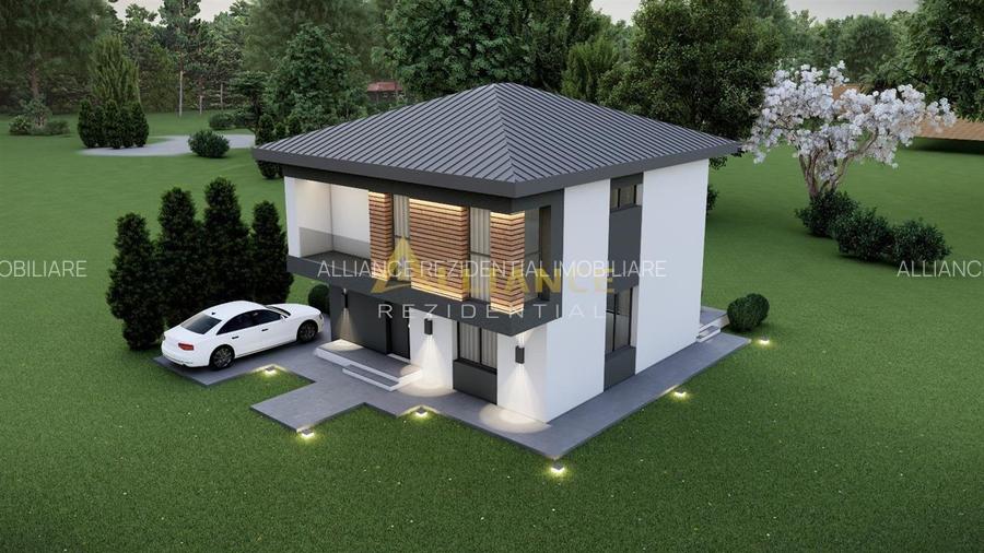 Vila , 110 mp utili, 4 camere - Complex nou (16 vile) - 2