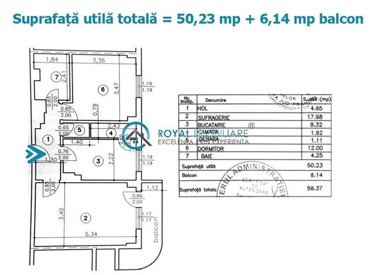 Royal Imobiliare - Vanzare Apartament 2 Camere Zona Marasesti - 6