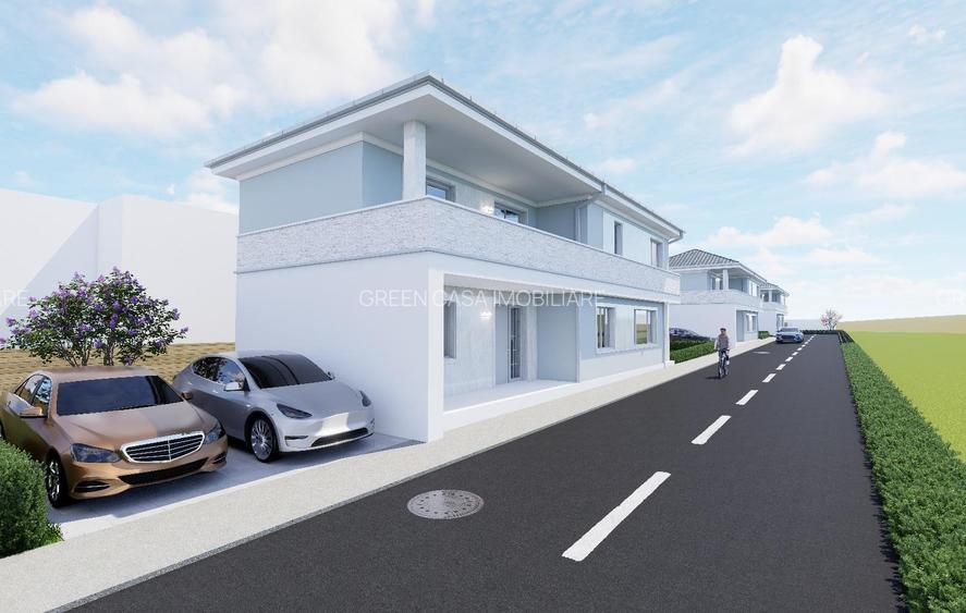 Teren 1500 mp, 3 parcele cu AC pentru case individuale, Florești - 8