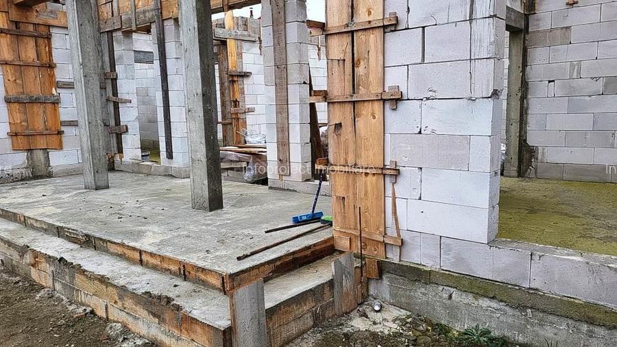 Casă în construcție, cartier nou, Vernești - 7