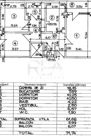 3 camere, 8/8, bloc 1984, 72mp, - Crangasi-Pod Grant - 14