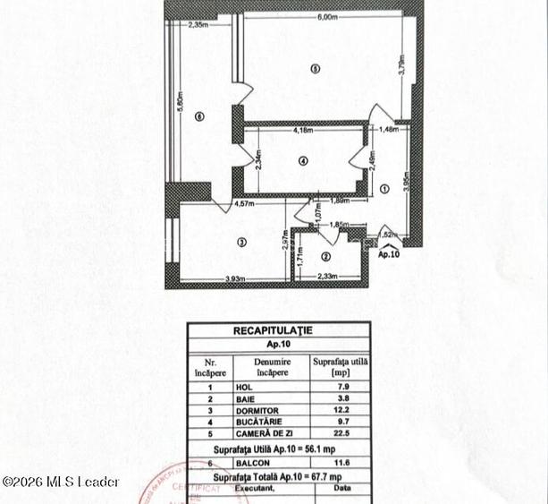 2 CAMERE | 67.7 MP | ISG RESIDENCE | PARCUL CAROL - 13