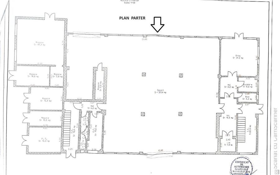 Ocazie! Spatiu industrial P+1 cu 1300mp suprafata utila ,in Cisnadie - 3